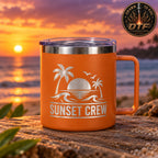 14 oz Insulated Stainless Steel Coffee Mug — Custom Engraving Included