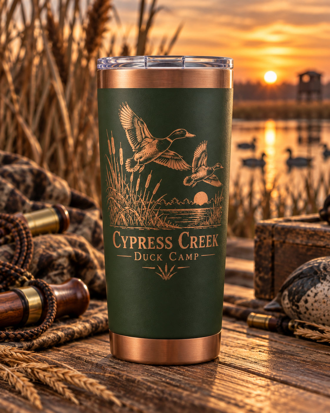 20 oz Ceramic-Lined Tumbler with Magnetic Lid — Custom Engraving Included