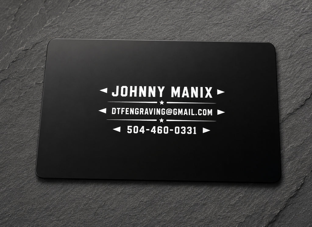 Metal Engraved Business Cards