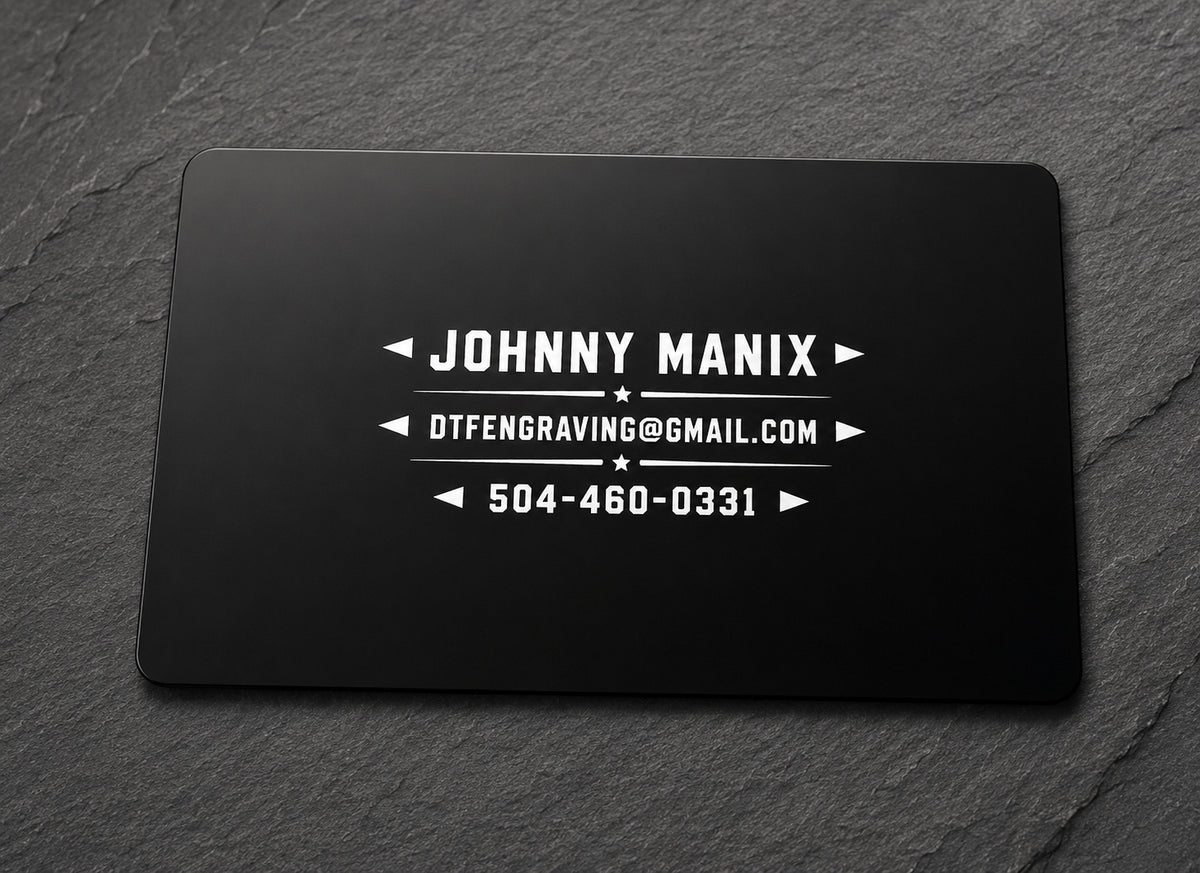Metal Engraved Business Cards