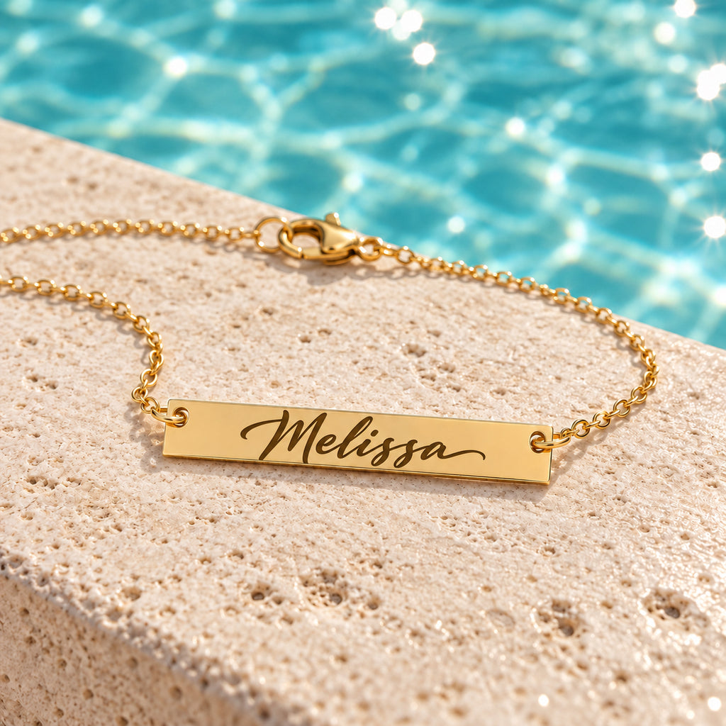 Stainless Steel Bar Necklace