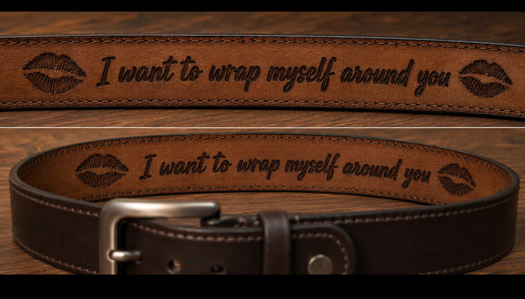 Custom Engravable Genuine Leather Belt