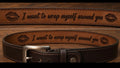 Custom Engravable Genuine Leather Belt