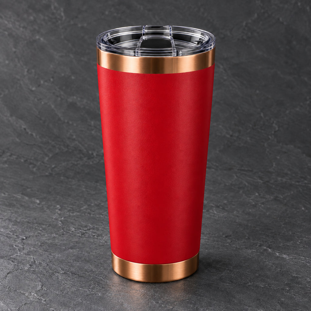 20 oz Ceramic-Lined Tumbler with Magnetic Lid — Custom Engraving Included