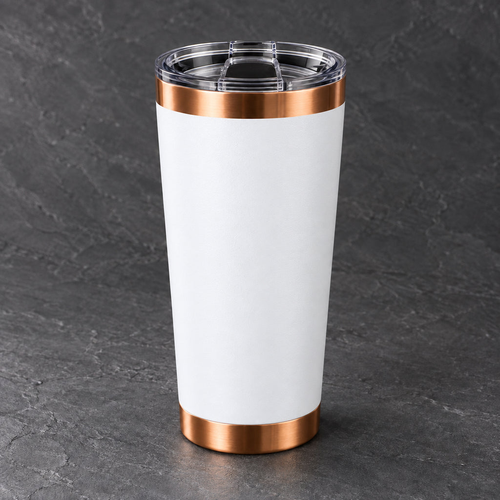 20 oz Ceramic-Lined Tumbler with Magnetic Lid — Custom Engraving Included