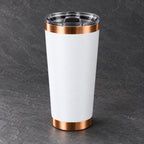 20 oz Ceramic-Lined Tumbler with Magnetic Lid — Custom Engraving Included