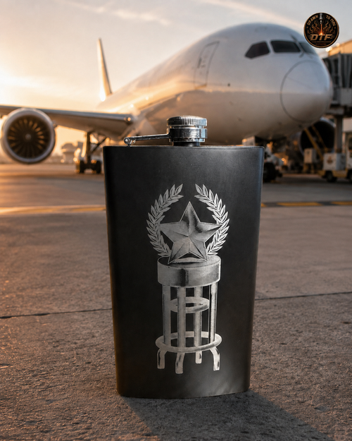 12 oz Custom Flask