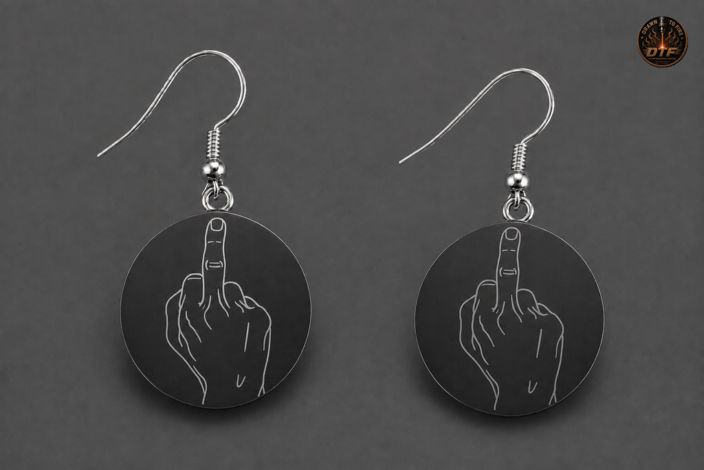 CBSA Black 20 mm Earrings