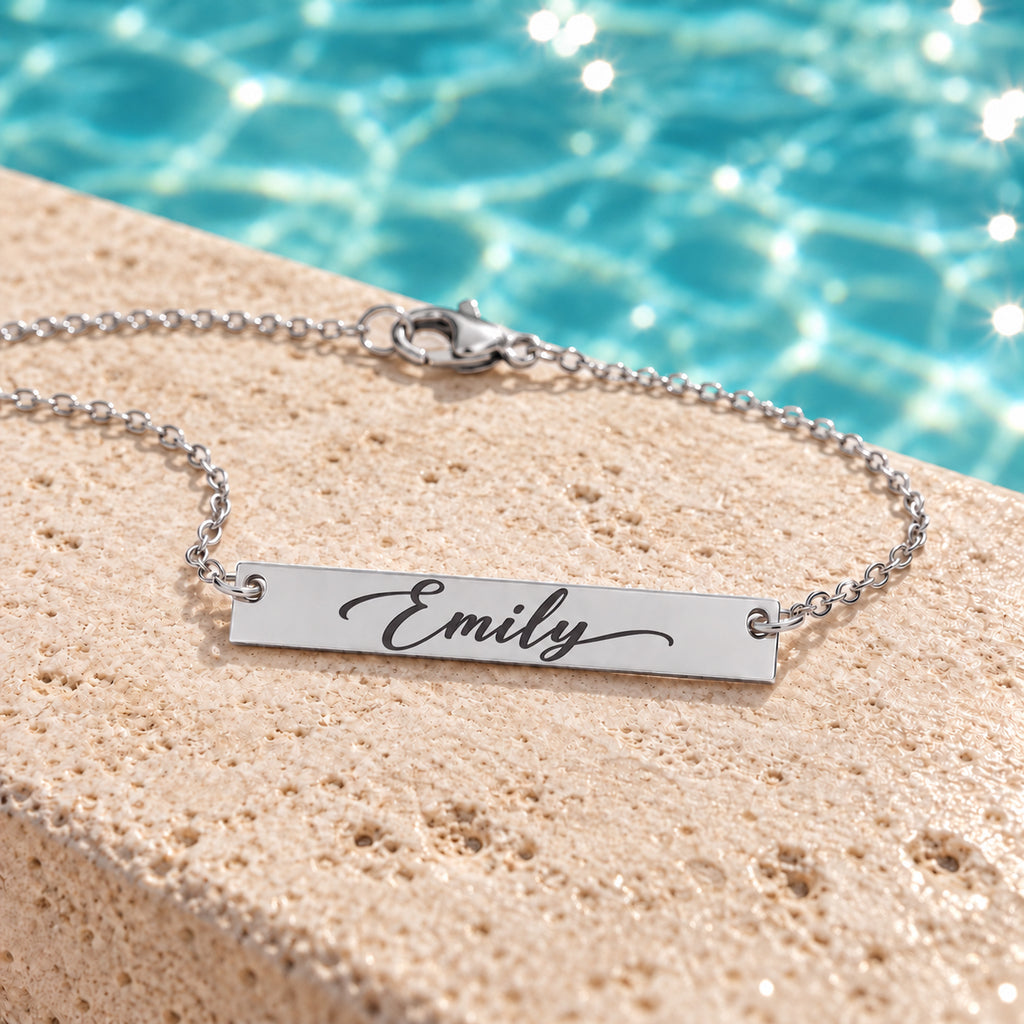 Stainless Steel Bar Necklace