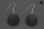 CBSA Black 20 mm Earrings