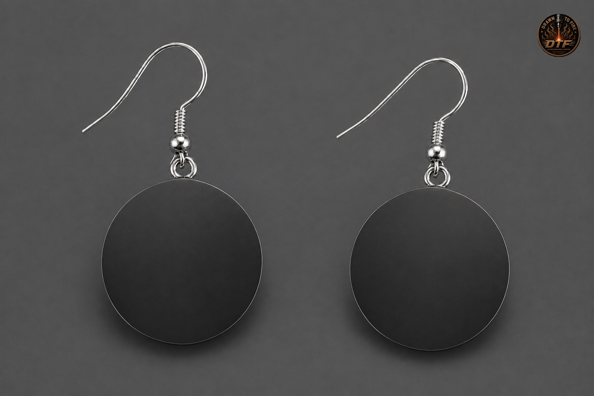 CBSA Black 20 mm Earrings
