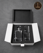 Custom Engraved Glass Decanter Set