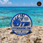 Limited Edition Blue SS Coin 40 mm