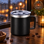 14 oz Insulated Stainless Steel Coffee Mug — Custom Engraving Included