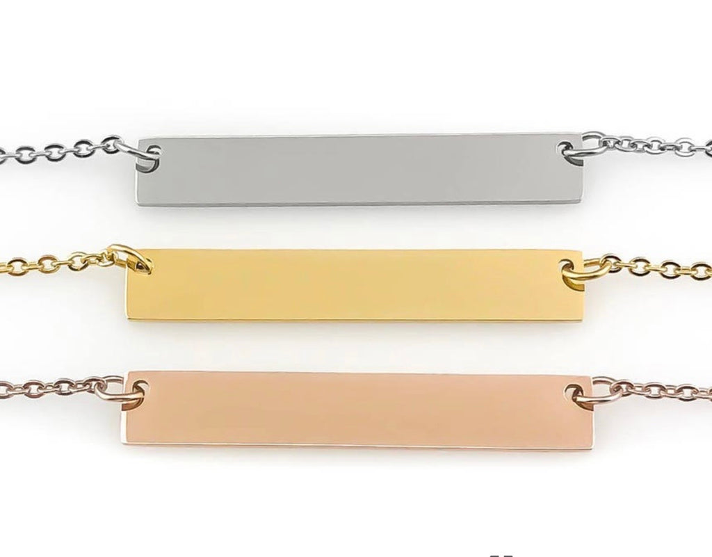 Stainless Steel Bar Necklace