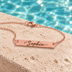 Stainless Steel Bar Necklace