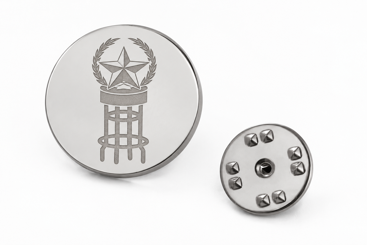 Engraved CBSA tie tack
