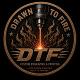 Drawn To Fire DTF logo