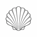 Ocean Series seashell engraving design