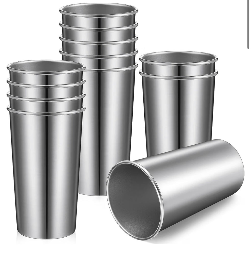 Stainless Steel 20 oz Cups