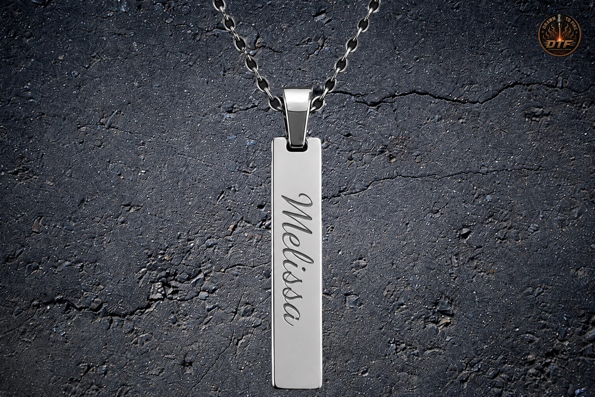 Custom Bar Pendant with Chain